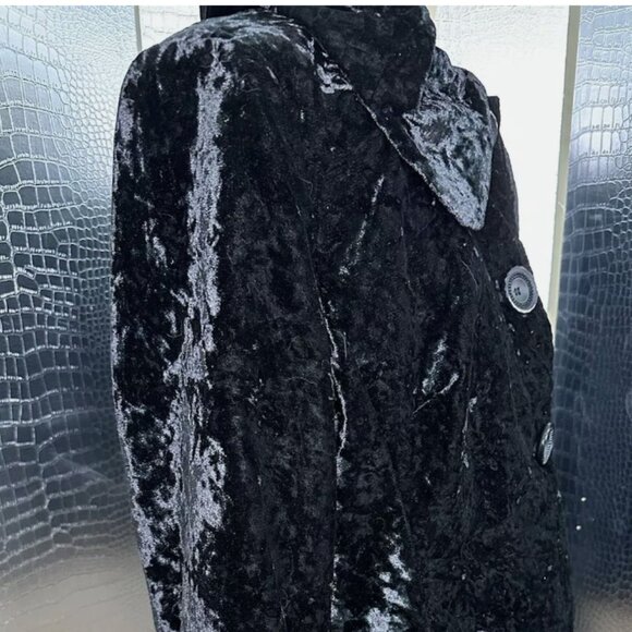 Sutton Studio Women's Black Velour Jacket Size 14 - Picture 5 of 7